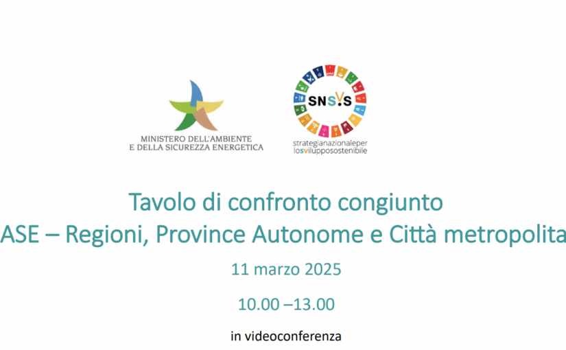 Sviluppo sostenibile: la Città Metropolitana di Catania al Tavolo di confronto congiunto MASE–Enti territoriali
